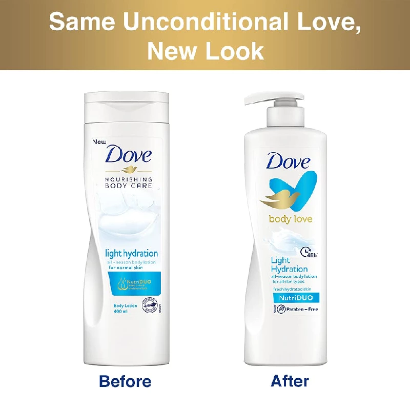 Dove Body Love Light Hydration Body Lotion For All Skin Types, 400 ml-6.webp